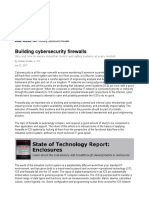 Building Cybersecurity Firewalls Control June 2017