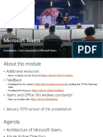 Microsoft Teams Foundations - Core Components and Architecture