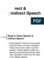 Indirect Direct Speech