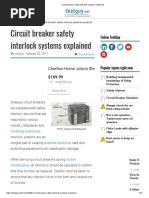 Circuit Breaker Safety Interlock Systems Explained