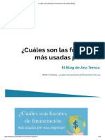 ¿Cuáles son las Fuentes de Financiación más usadas_ [TIPS]