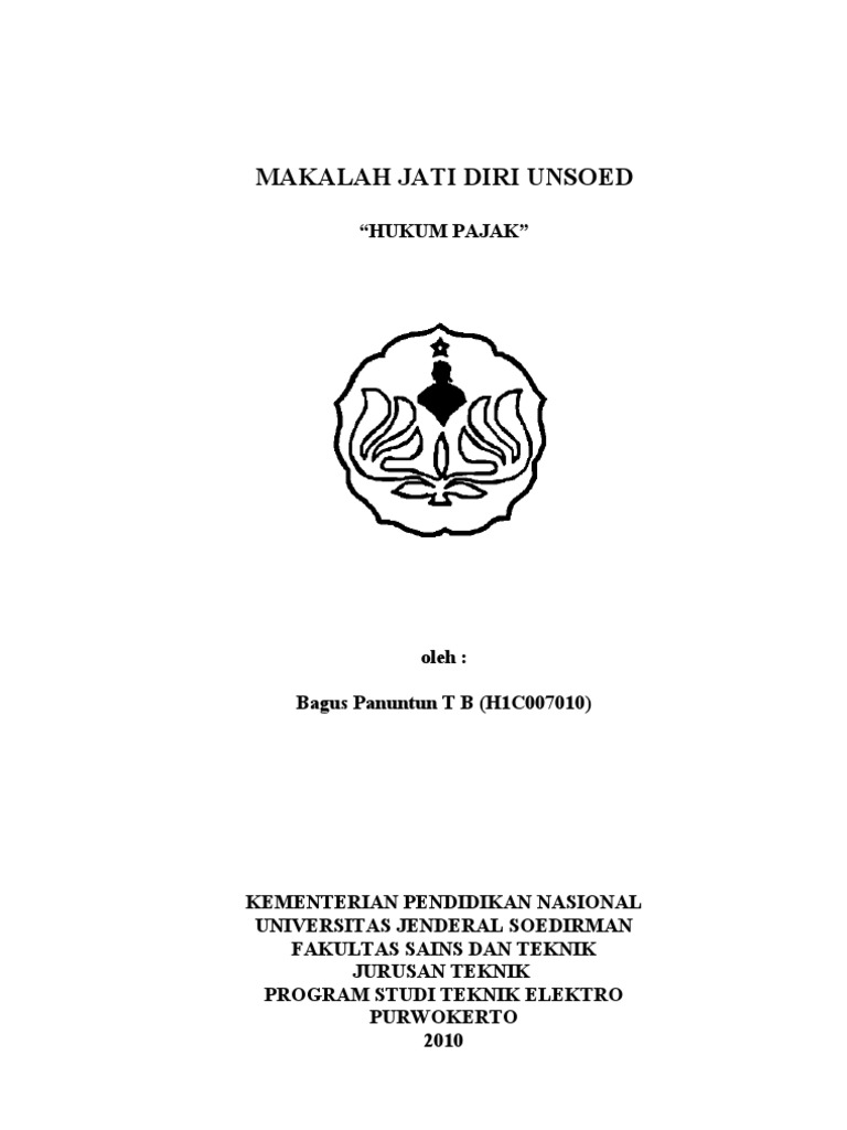 Makalah Hukum Pajak Jdu