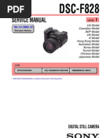 Download Sony DSC-F828 Service Manual by gndlee SN44578509 doc pdf