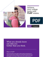 Achieve Your College Goals With CLEP® Exams