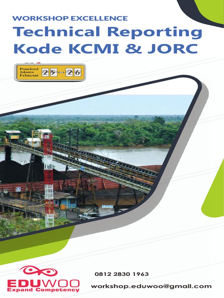 Workshop Kode KCMI dan JORC | PDF | Seni | Teknologi & Rekayasa