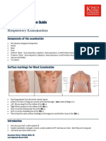 Respiratory Examination Guide