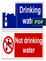 UNC Water Signages