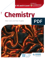 Cambridge International As and A Level Chemistry