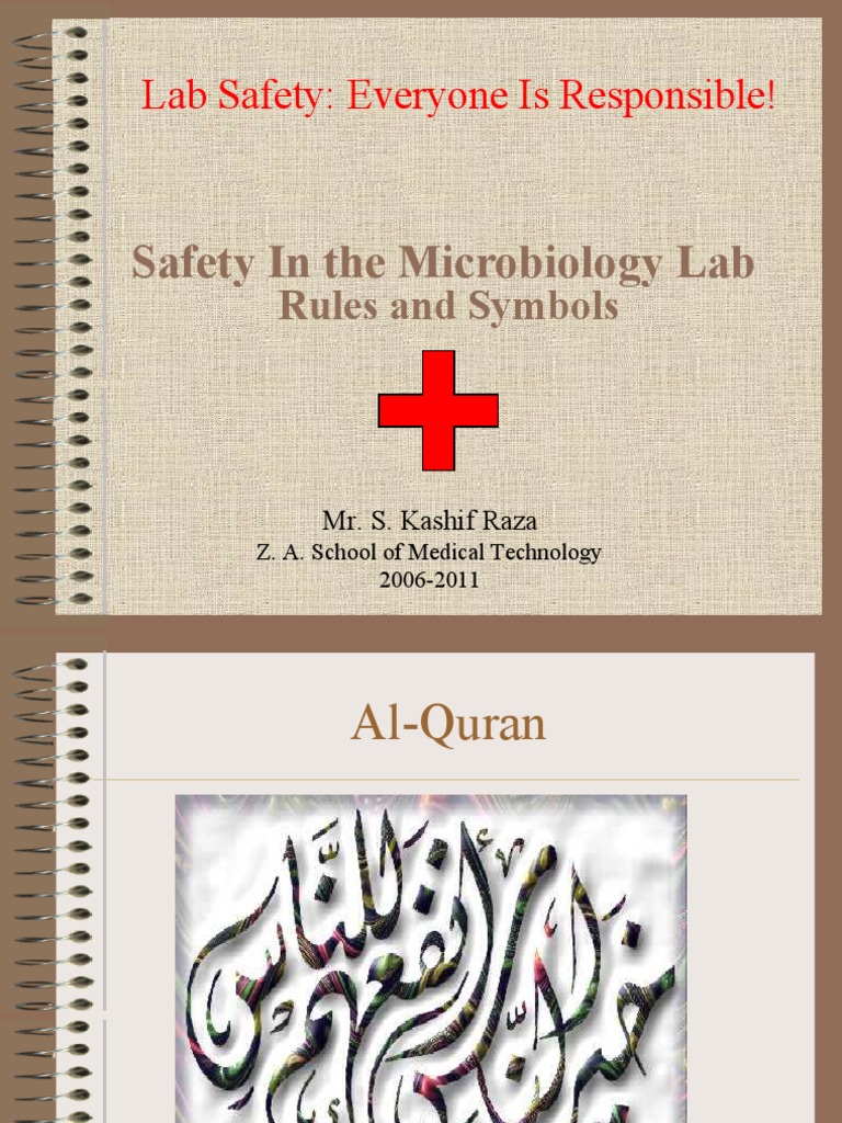 Microbiology Laboratory Safety Rules PDF Safety
