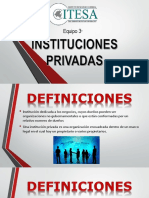 instituciones privadas