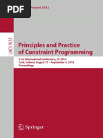 Principles and Practice of Constraint Programming 2015