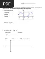 Precalculus Unit 6 Practice Test