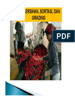 Pembersihan, Sortasi, Dan Grading PDF