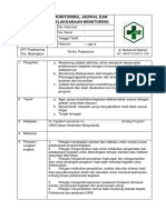 SOP Monitoring jadwal dan pelaksanaan monitoring