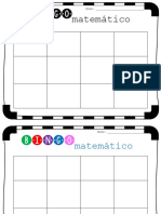 Bingo Matemático PDF
