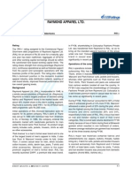 Raymond Apparel LTD.: Commercial Paper/Short Term Debentures PR1+