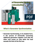 Distributed Generator System Synchronization