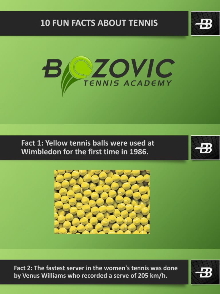 10 Fun Facts About Tennis PDF