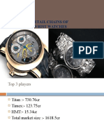 Retail Chains of Wrist Watches