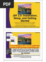 JSF 2.0: Installation, Setup, and Getting Started Started: For Live Training On JSF 1.x or 2.0, Please See THTT// LT