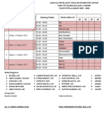 Jadwal PTS Genap 2020