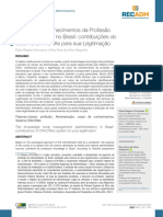 O Corpo de Conhecimentos Da Profissão Do Administrador No Brasil: Contribuições Do Sistema CFA/CRAs para Sua Legitimação