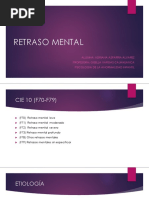 Diagnóstico F70-F79: Retraso Mental CIE-10 | PDF | Cociente de ...