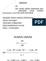 ANOVA dan Posthoc Test untuk Tiga Kelompok