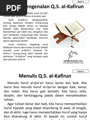 Download 50+ Contoh Surat Al Kafirun Sesudah Surat Terbaik Dan Terbaru
