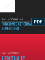 Evaluación funciones cerebrales