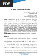 Artigo de educação musical