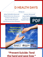 World Health Days-Group 10