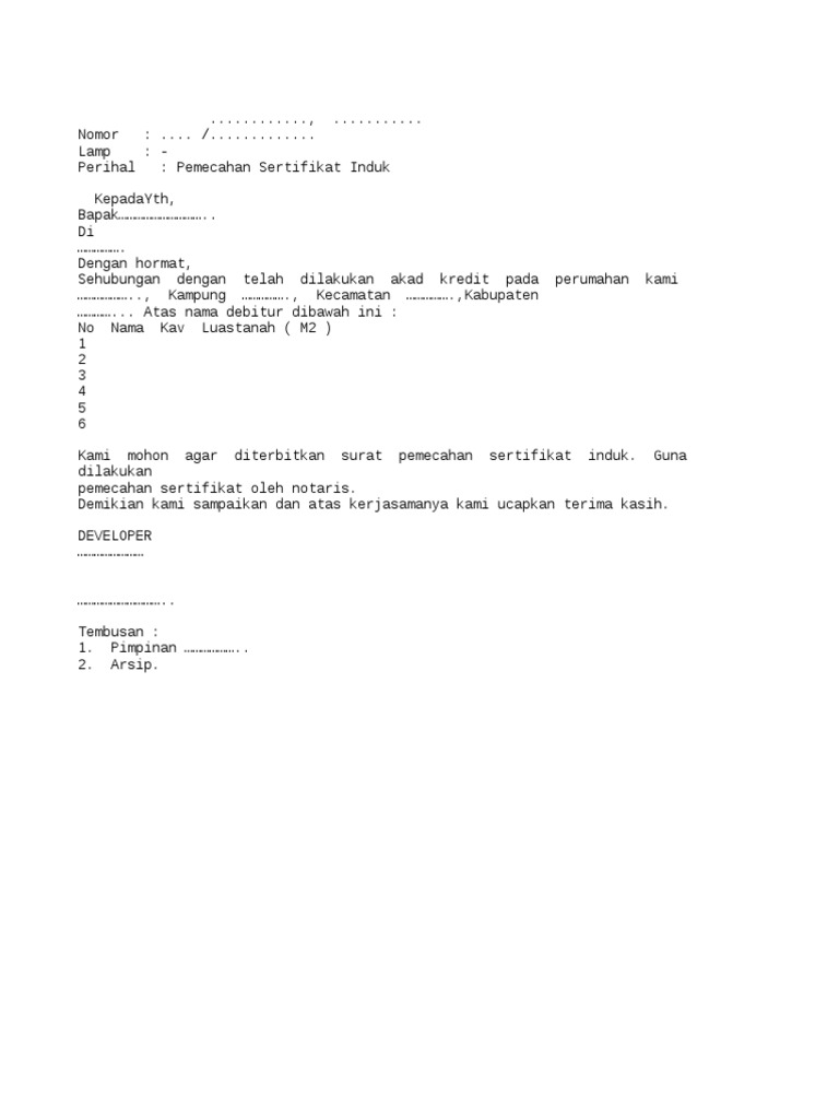 Pemecahan Sertifikat Tanah - Homecare24