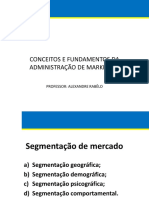 ADMINISTRAÇÃO DE MARKETING II5 Aula