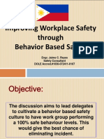 Improving Workplace Safety Through Behavior Based Safety