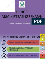 Fungsi Administrasi Kesehatan