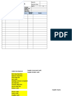 Checking Aids Format for Supplier Audits