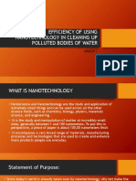 Efficiency of Using Nanotechnology in Cleaning Up Polluted PDF