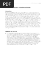 Download Ohms Law Lab Report by Jaimeein Mitchell SN44582734 doc pdf