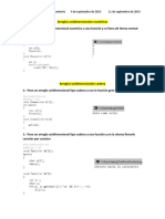 Arreglos Unidimensionales Numéricos