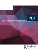 Pre-Production Primer For Theatre FINAL