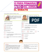 El Debate para Quinto Grado de Primaria