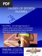 Causes of Sports Injuries