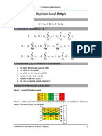 FORMULARIO Regresion Lineal Múltiple