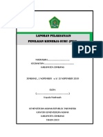 Template LAPORAN PKG OLEH MADRASAH