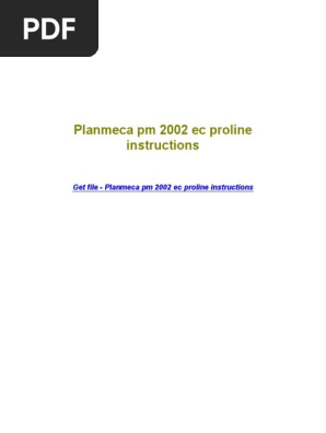 planmeca-pm-2002-ec-proline-instructions
