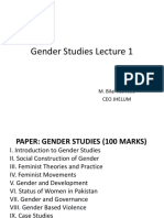 Gender Studies for CSS Students