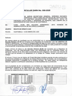 CIRCULAR DARH No. 005-2020 - BOLETO DE ORNATO 2020