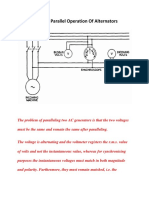 Alternator Parelleling