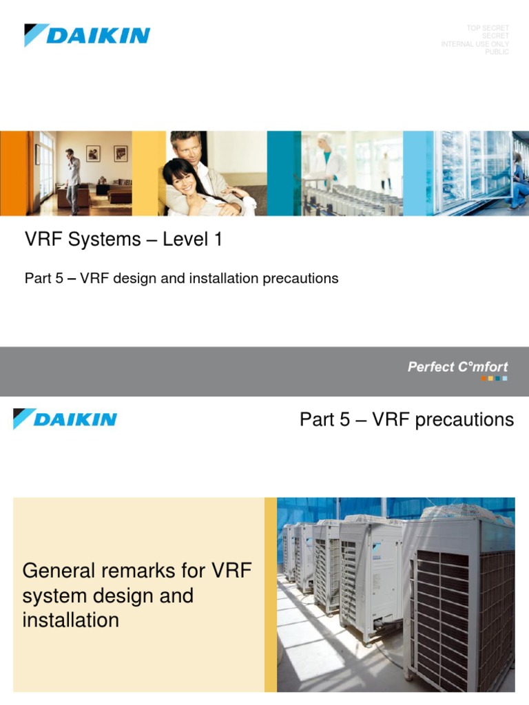VRF System Design and Installation Precautions | PDF | Snow | Heat Pump